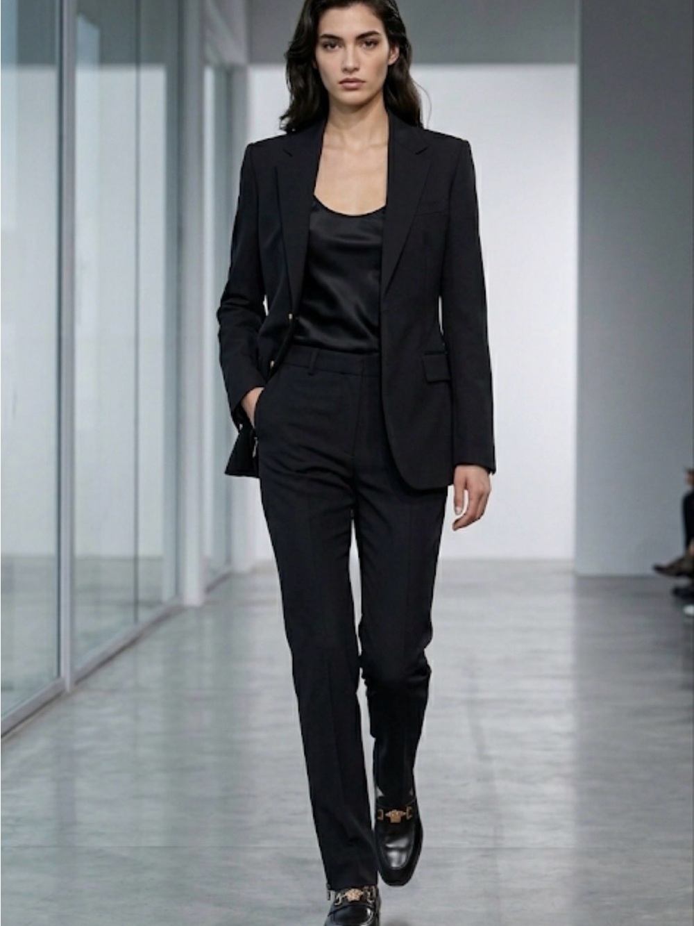 Versace Classic Black Dress Pants